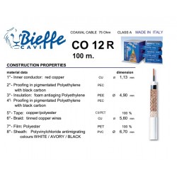 CO12R BIEFFE Cable coaxial